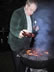 john gulager cooks hamburgers